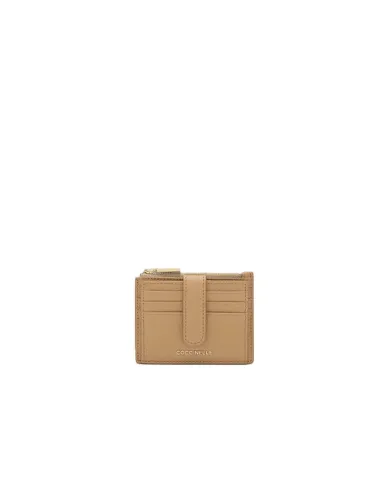 Coccinelle Porta carte di credito Metallic soft Beige