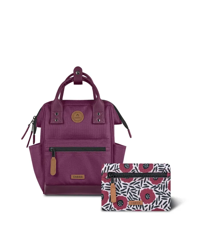 CABAIA Zaino piccolo Adventure Extra small Nice Bordeaux