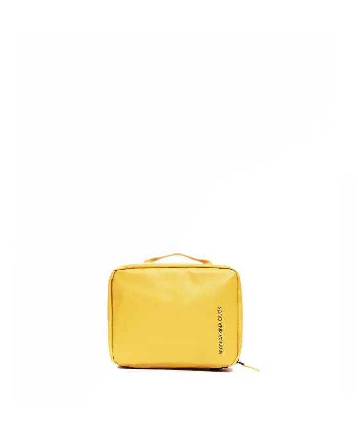 Mandarina Duck Eco Coated Necessaire – Beauty Case Medio Giallo