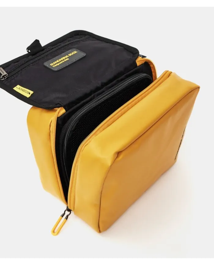 Mandarina Duck Eco Coated Necessaire – Beauty Case Medio Giallo