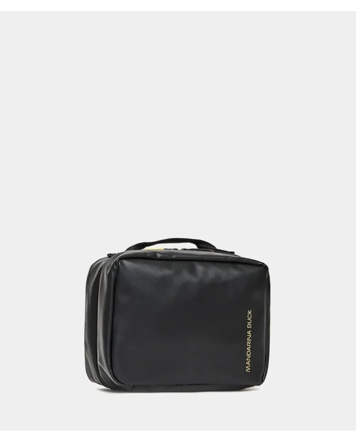 Mandarina Duck Eco Coated Necessaire – Beauty Case Medio Nero