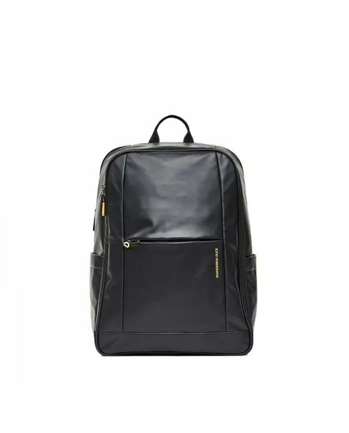 Mandarina Duck Eco Coated Zaino da Viaggio impermeabile con Porta PC 17” Nero