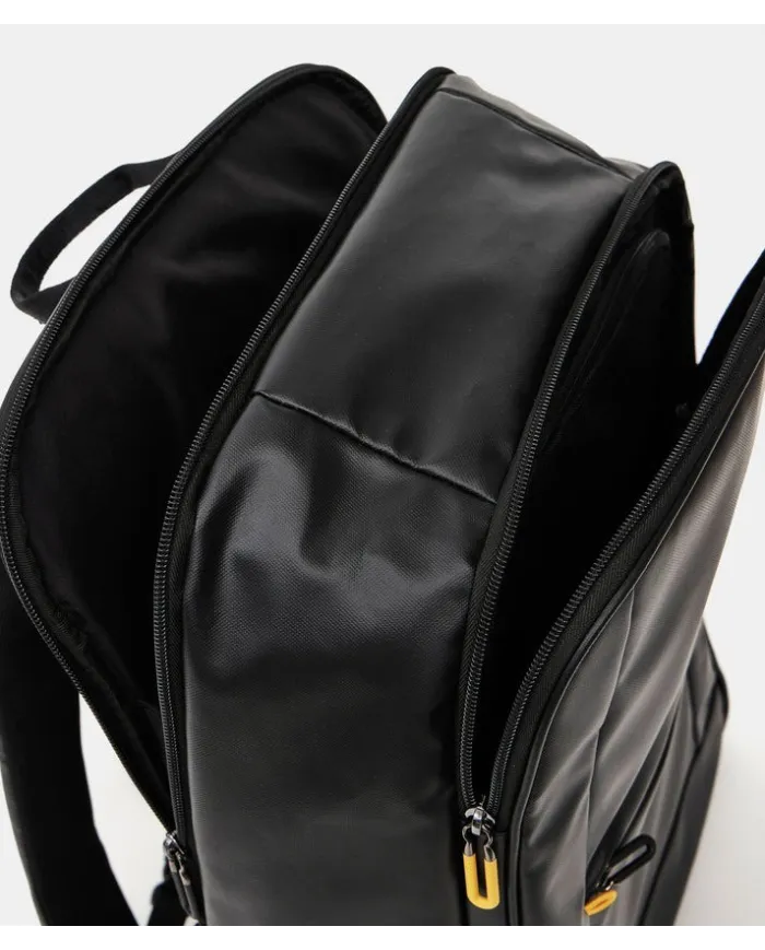 Mandarina Duck Eco Coated Zaino da Viaggio impermeabile con Porta PC 17” Nero