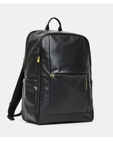 Mandarina Duck Eco Coated Zaino da Viaggio impermeabile con Porta PC 17” Nero