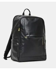 Mandarina Duck Eco Coated Zaino da Viaggio impermeabile con Porta PC 17” Nero