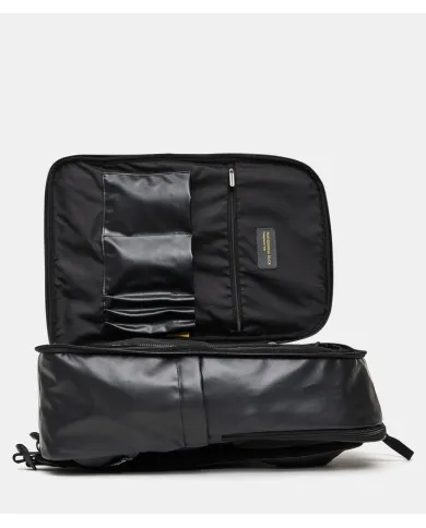 Mandarina Duck Eco Coated Zaino da Viaggio impermeabile con Porta PC 17” Nero