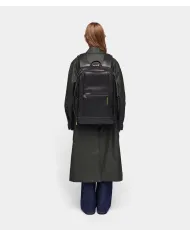 Mandarina Duck Eco Coated Zaino da Viaggio impermeabile con Porta PC 17” Nero