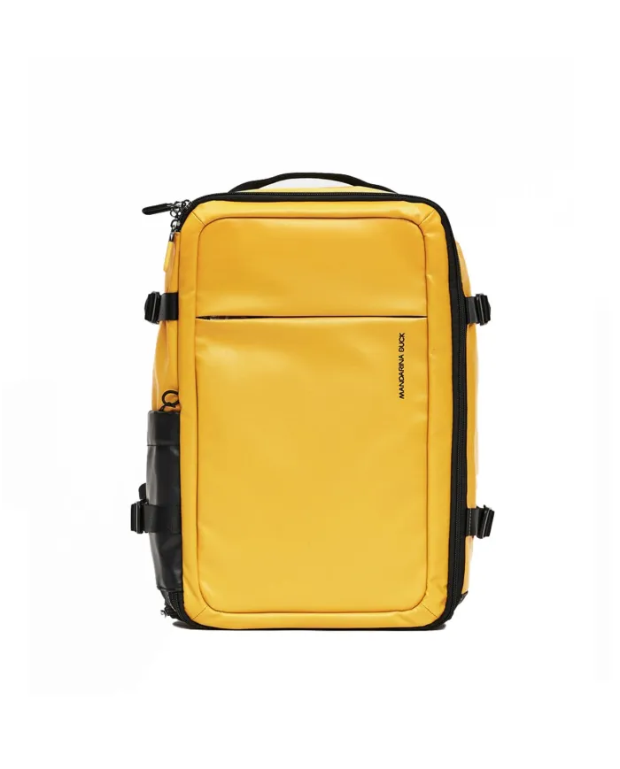 Mandarina Duck Zaino da Viaggio cm 40×25×20 porta pc 13" Eco Coated Giallo