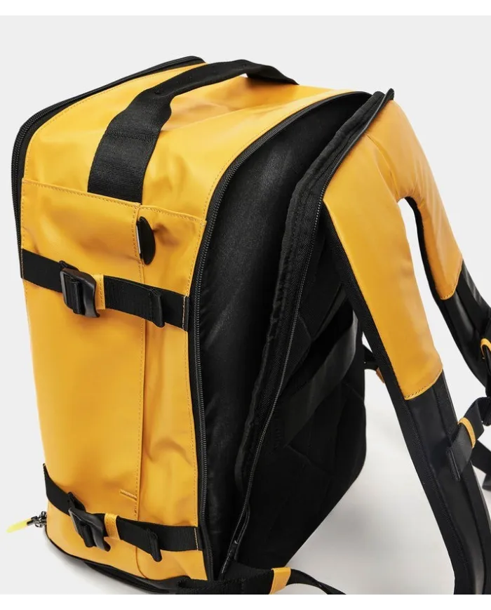 Mandarina Duck Zaino da Viaggio cm 40×25×20 porta pc 13" Eco Coated Giallo