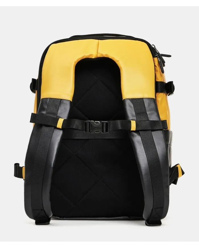 Mandarina Duck Zaino da Viaggio cm 40×25×20 porta pc 13" Eco Coated Giallo