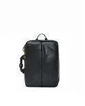 Mandarina Duck Eco Coated Zaino in tessuto impermeabile con Porta pc 15" Nero