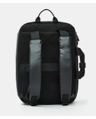 Mandarina Duck Eco Coated Zaino in tessuto impermeabile con Porta pc 15" Nero