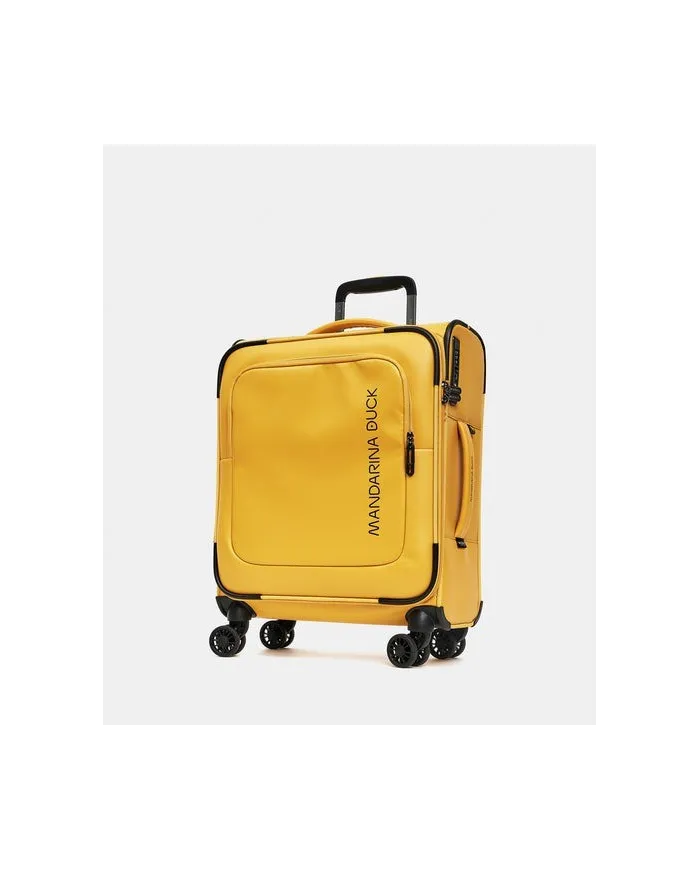 Mandarina Duck Trolley bagaglio a mano impermeabile Eco Coated Giallo