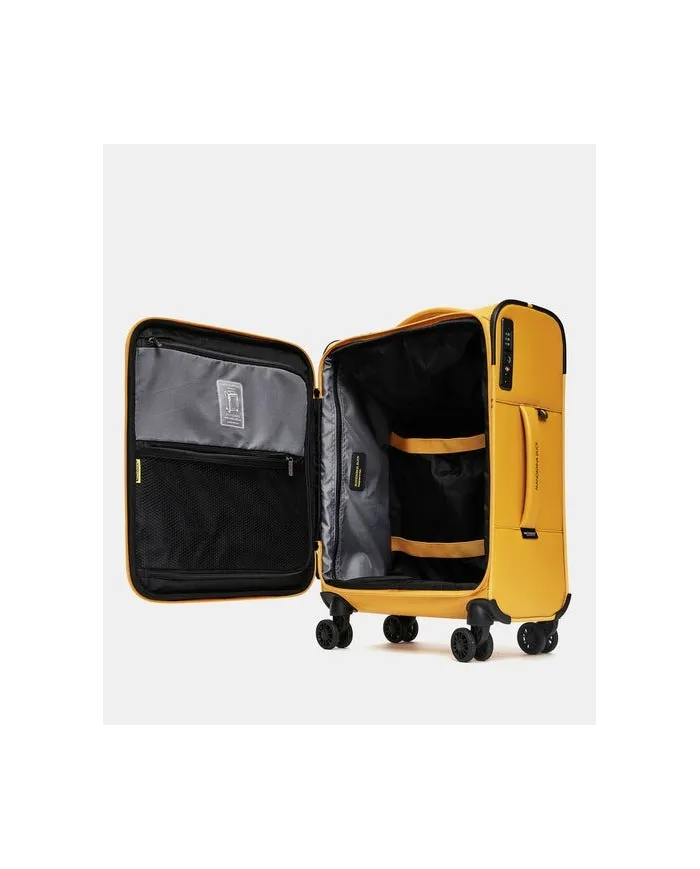 Mandarina Duck Trolley bagaglio a mano impermeabile Eco Coated Giallo