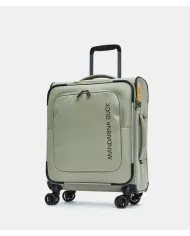 Mandarina Duck Trolley bagaglio a mano impermeabile Eco Coated Verde chiaro