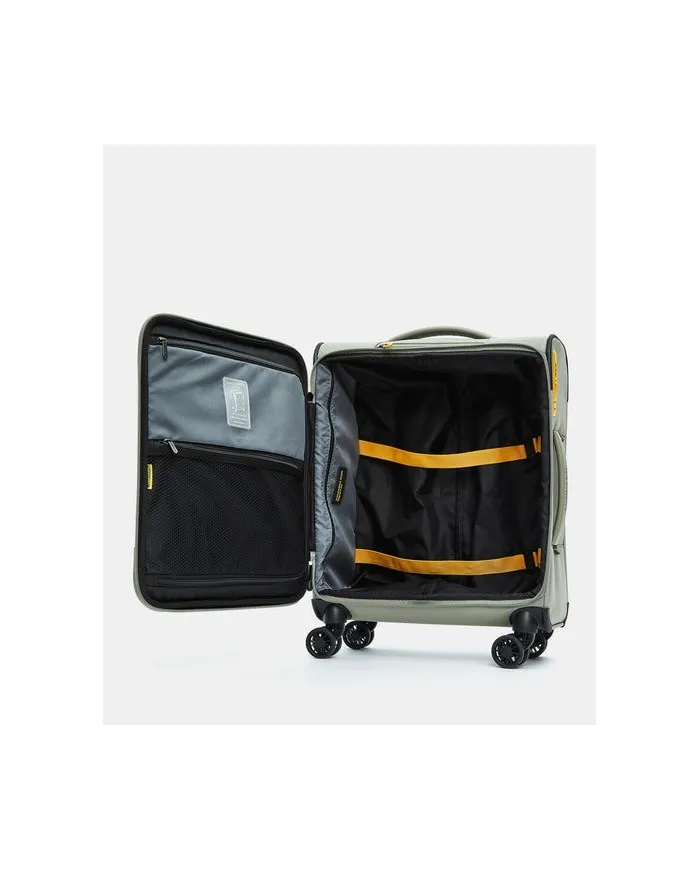 Mandarina Duck Trolley bagaglio a mano impermeabile Eco Coated Verde chiaro