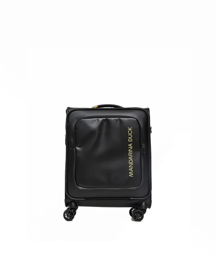 Mandarina Duck Trolley bagaglio a mano impermeabile Eco Coated Nero
