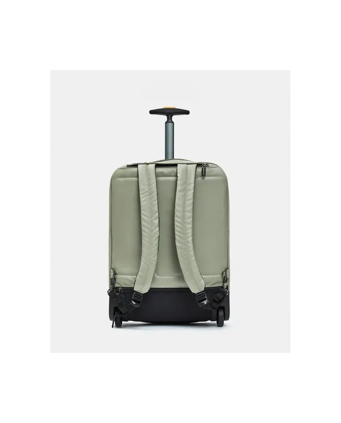 Mandarina Duck Eco Coated Trolley Backpack – Zaino Trolley da Viaggio in tessuto impermeabile Verde chiaro