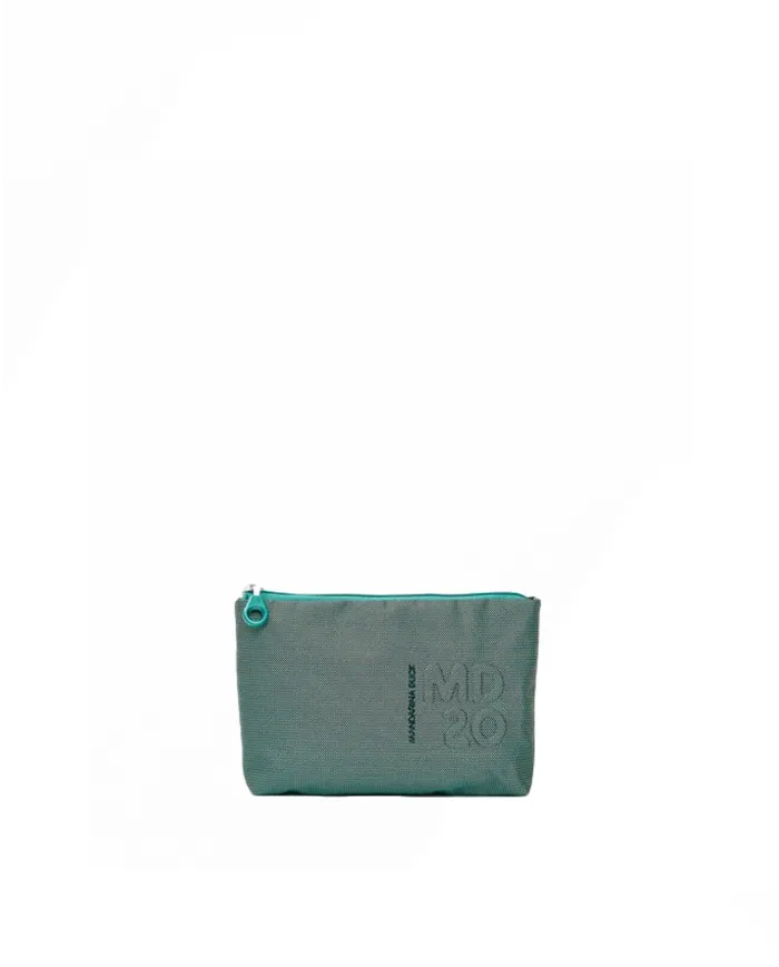 Mandarina Duck MD20 Bustina – Pochette Organizer in Tessuto Mitrix Verde