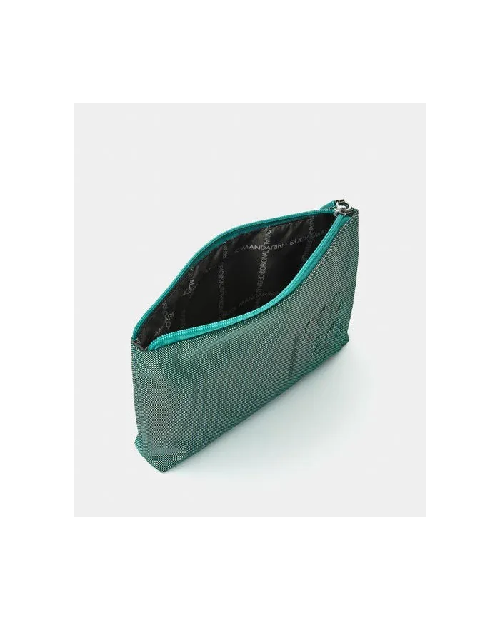 Mandarina Duck MD20 Bustina – Pochette Organizer in Tessuto Mitrix Verde