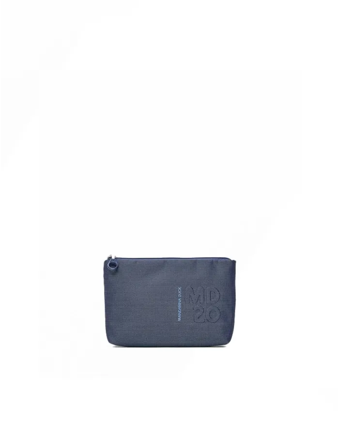 Mandarina Duck MD20 Bustina – Pochette Organizer in Tessuto Mitrix Blu