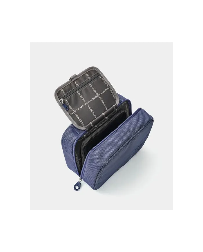 Mandarina Duck MD20 Necessaire Beauty da Viaggio – Organizer in Tessuto Mitrix Blu
