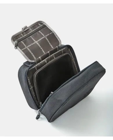 Mandarina Duck MD20 Necessaire Beauty da Viaggio – Organizer in Tessuto Mitrix Antracite