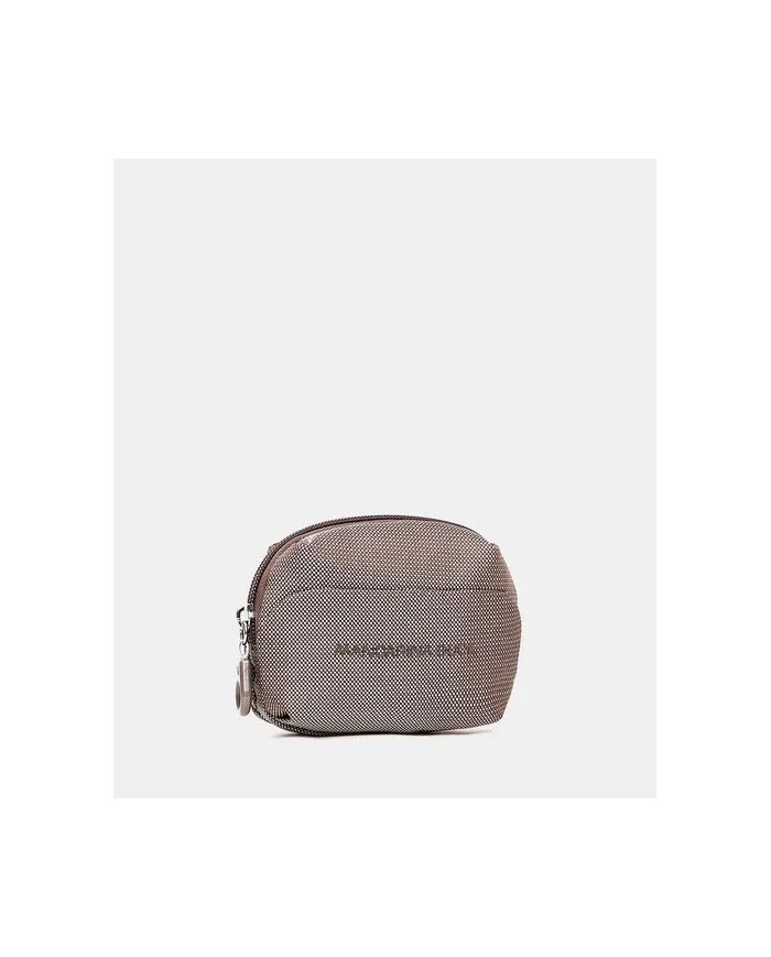 Mandarina Duck Portachiavi MD 20 in Tessuto Mitrix Taupe