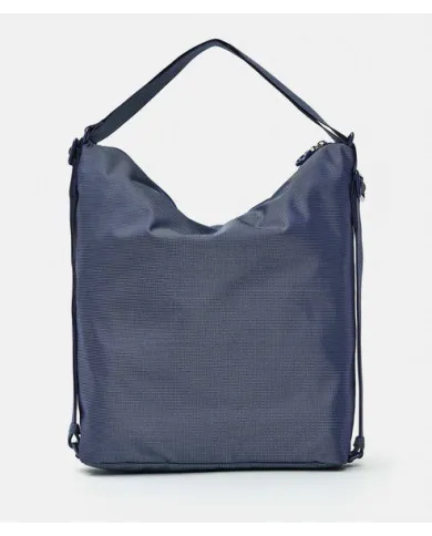 Mandarina Duck Borsa Zaino Multifunzionale in Tessuto Mitrix MD 20 Blu