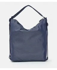 Mandarina Duck Borsa Zaino Multifunzionale in Tessuto Mitrix MD 20 Blu