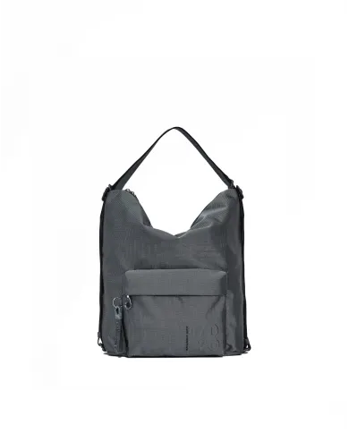 Mandarina Duck Borsa Zaino Multifunzionale in Tessuto Mitrix MD 20 Antracite