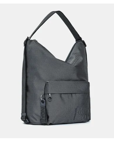 Mandarina Duck Borsa Zaino Multifunzionale in Tessuto Mitrix MD 20 Antracite
