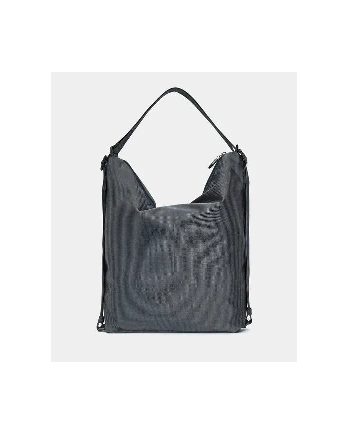 Mandarina Duck Borsa Zaino Multifunzionale in Tessuto Mitrix MD 20 Antracite