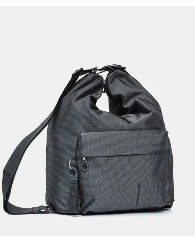 Mandarina Duck Borsa Zaino Multifunzionale in Tessuto Mitrix MD 20 Antracite
