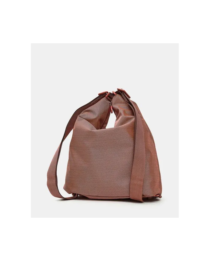 Mandarina Duck Borsa Zaino Multifunzionale in Tessuto Mitrix MD 20 Ruggine