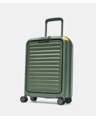 Mandarina Duck Smart Duck Trolley Cabina Rigido – Valigia Bagaglio a Mano 4 Ruote Verde