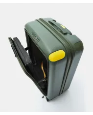 Mandarina Duck Smart Duck Trolley Cabina Rigido – Valigia Bagaglio a Mano 4 Ruote Verde