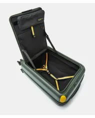 Mandarina Duck Smart Duck Trolley Cabina Rigido – Valigia Bagaglio a Mano 4 Ruote Verde