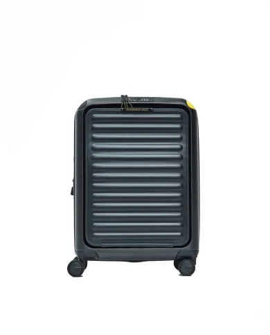 Mandarina Duck Smart Duck Trolley Cabina Rigido – Valigia Bagaglio a Mano 4 Ruote Antracite