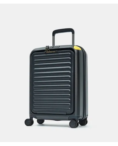 Mandarina Duck Smart Duck Trolley Cabina Rigido – Valigia Bagaglio a Mano 4 Ruote Antracite