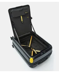 Mandarina Duck Smart Duck Trolley Cabina Rigido – Valigia Bagaglio a Mano 4 Ruote Antracite