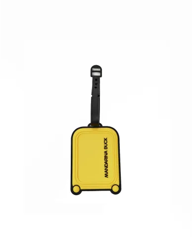 Mandarina Duck Porta indirizzo - adress tag Logoduck + Giallo