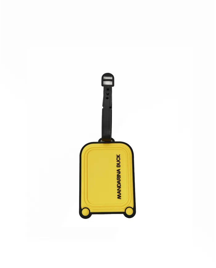 Mandarina Duck Porta indirizzo - adress tag Logoduck + Giallo