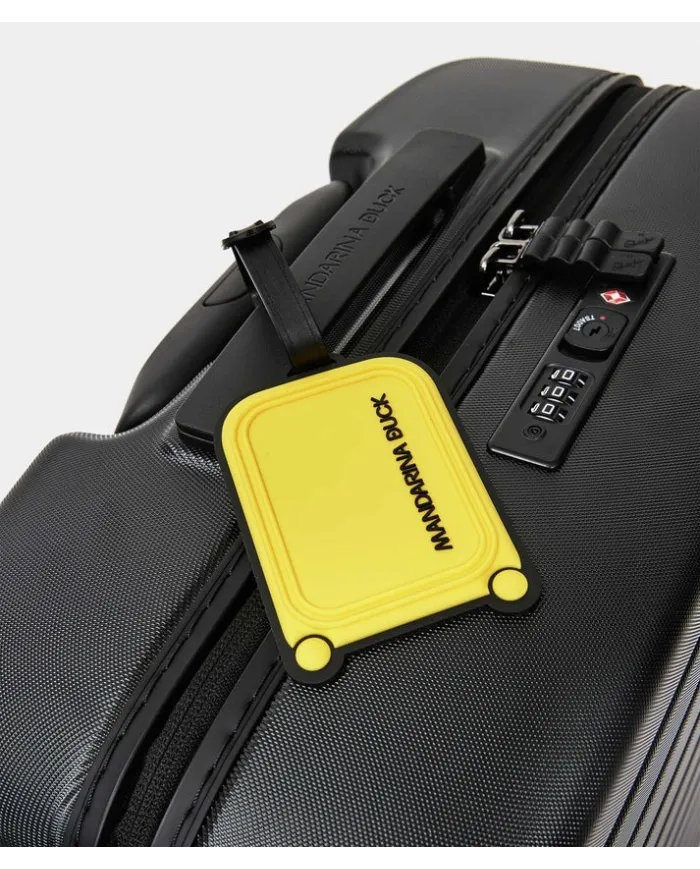 Mandarina Duck Porta indirizzo - adress tag Logoduck + Giallo