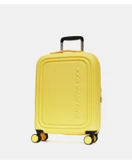 Mandarina Duck Logoduck+ Trolley Cabina Rigido Espandibile - Bagaglio a Mano 4 Ruote Giallo