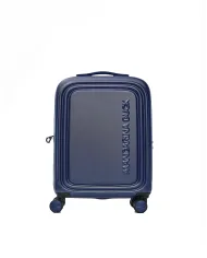 Mandarina Duck Logoduck+ Trolley Cabina Rigido Espandibile - Bagaglio a Mano 4 Ruote Blu