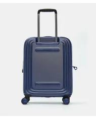 Mandarina Duck Logoduck+ Trolley Cabina Rigido Espandibile - Bagaglio a Mano 4 Ruote Blu