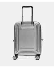 Mandarina Duck Logoduck+ Trolley Cabina Rigido Espandibile - Bagaglio a Mano 4 Ruote Silver