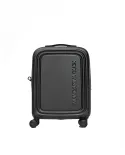 Mandarina Duck Logoduck+ Trolley Cabina Rigido Espandibile - Bagaglio a Mano 4 Ruote Nero