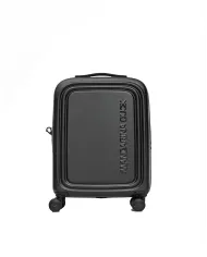 Mandarina Duck Logoduck+ Trolley Cabina Rigido Espandibile - Bagaglio a Mano 4 Ruote Nero